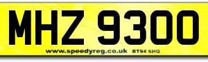 MHZ 9300 Irish Number Plates