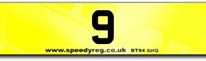 9 Numberplates