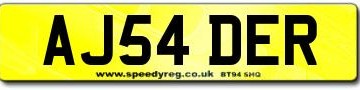 Alexander Number Plates