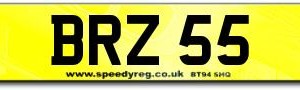 Brass Number Plate