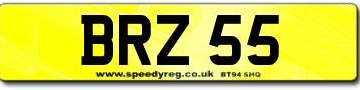 Brass Number Plate