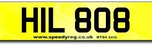 Bob Hill Number Plates