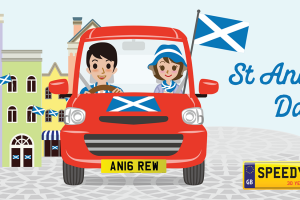 St Andrews Day Number Plates - Speedy Reg