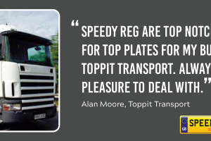 Toppit Transport Customer Thanks - Speedy Reg