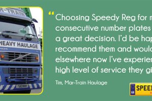 Mar-Train Haulage Customer Thanks - Speedy Reg