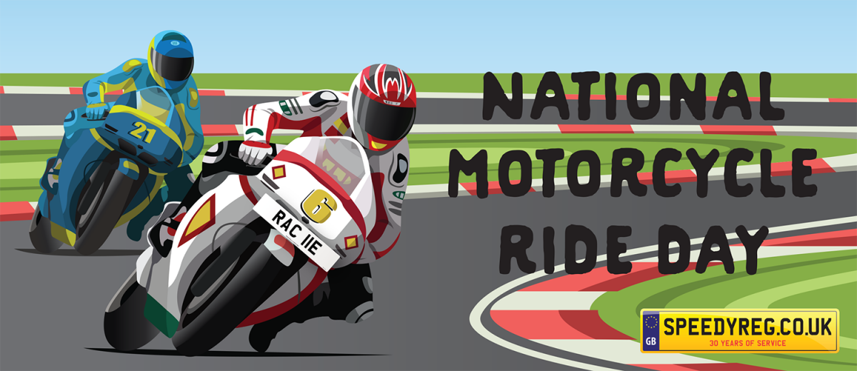National Motorcycle Ride Day Personalised Number Plates for Bikers