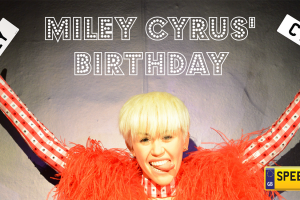 Miley Cyrus Birthday Plates - Speedy Reg